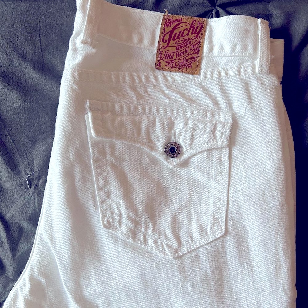 Lucky's Dungarees Jeans (White)